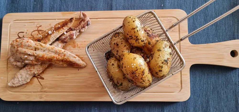 Image Aiguillettes de Canard Pommes de Terre Grenaille