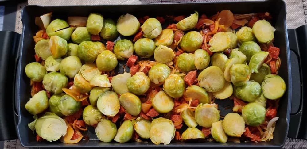 Image Aiguillettes de Poulet et Choux de Bruxelles au Chorizo 17