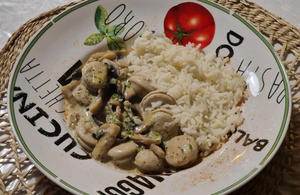 Image principale Boudins Blancs à la Crème et Champignons