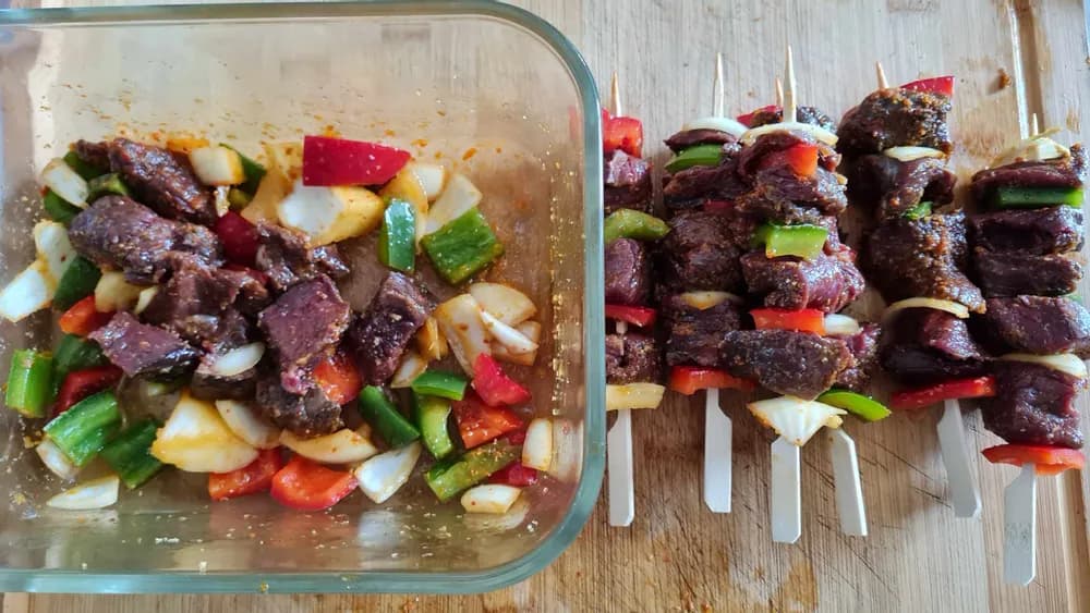 Image Brochettes de Bœuf Marinées et ses Pommes de Terre 10.1
