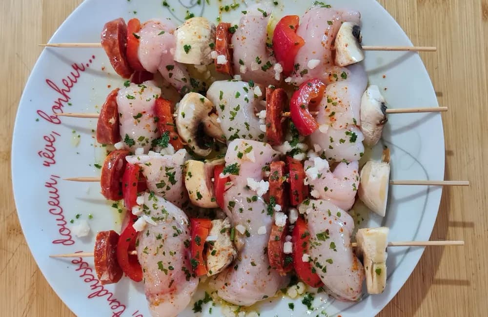 Image Brochettes de Joues de Lotte et Nouilles Chinoises 23