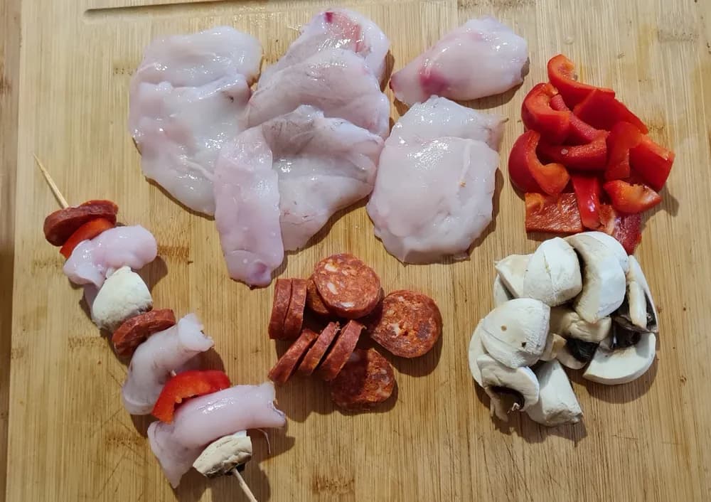Image Brochettes de Joues de Lotte et Nouilles Chinoises 20