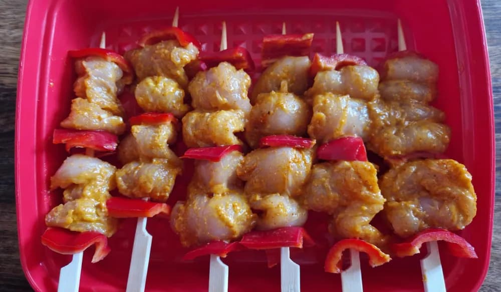 Image Brochettes de Poulet et Champignons à l’Ail 23
