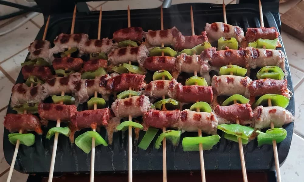 Image Brochettes Merguez Saucisses à la Plancha 12