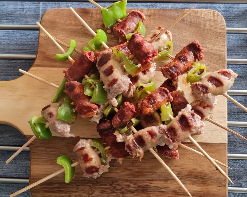 Image principale Brochettes Merguez Saucisses à la Plancha