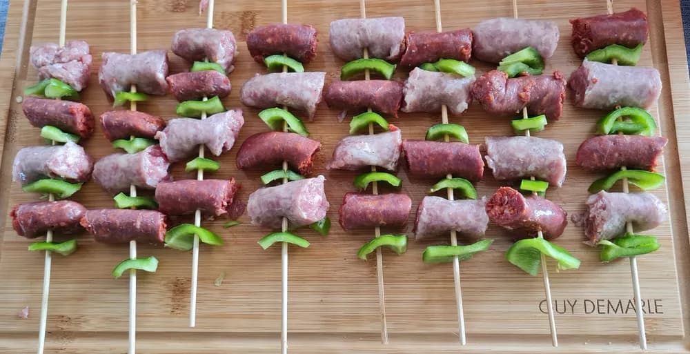 Image Brochettes Merguez Saucisses à la Plancha 6