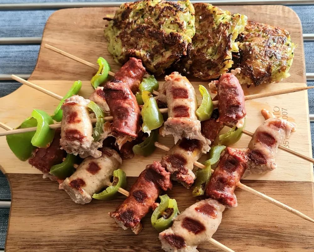 Image Brochettes Merguez Saucisses à la Plancha 14