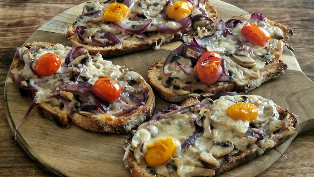 Image principale Bruschetta Champignons Parmesan