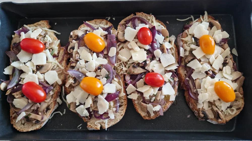 Image Bruschetta Champignons Parmesan 23