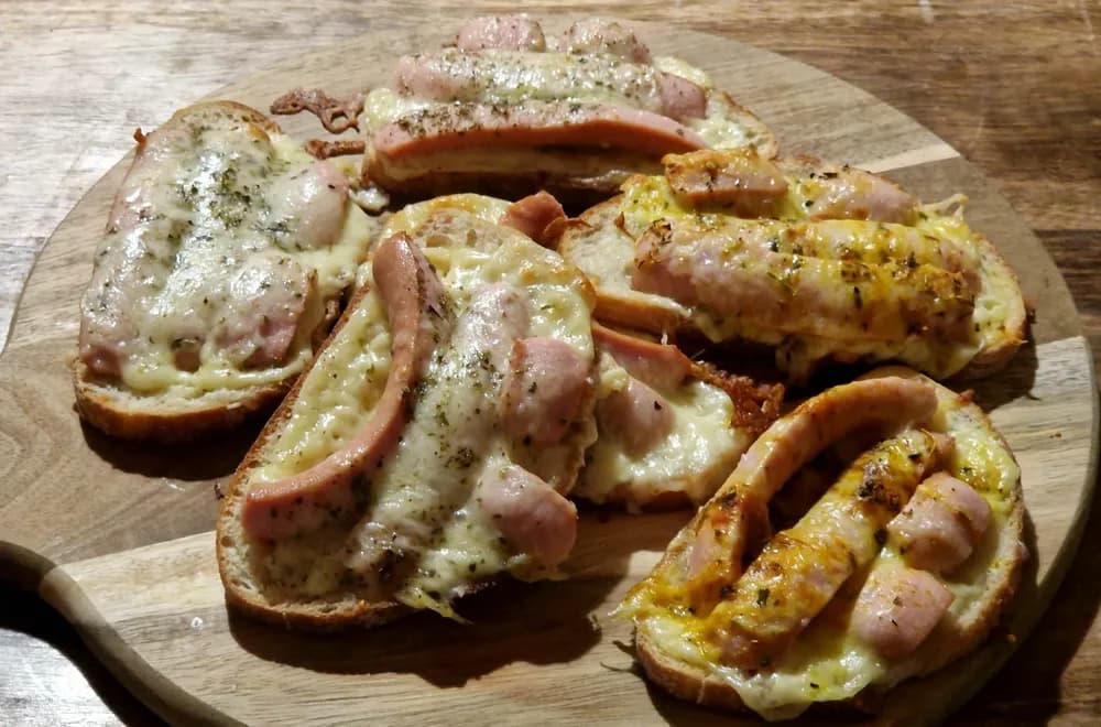 Image principale Bruschettas Gouda Knacki