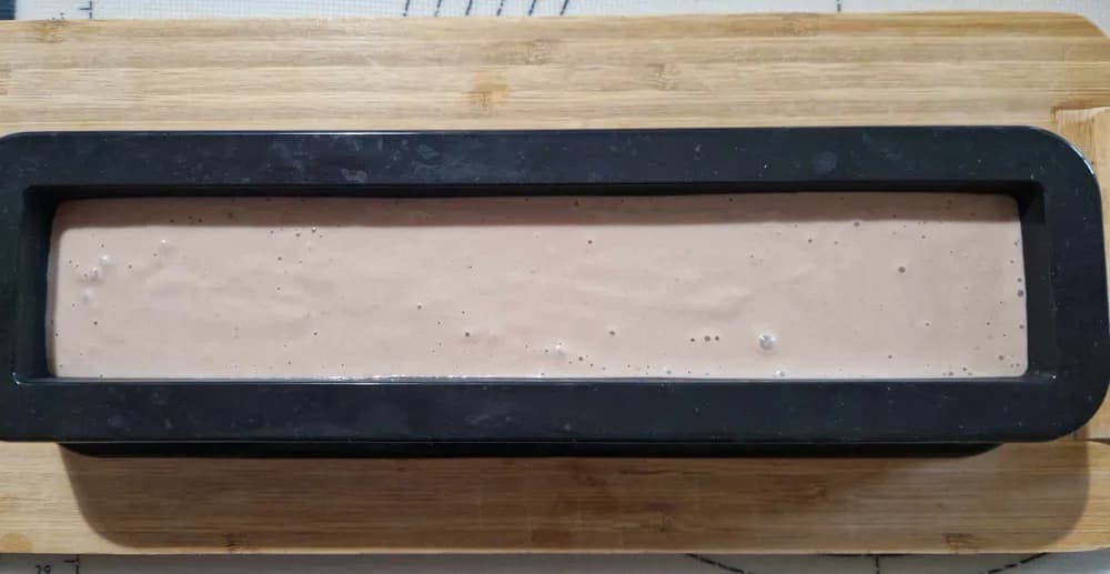 Image Bûche Mousse Chocolat Blanc Insert Fruits Rouges 21