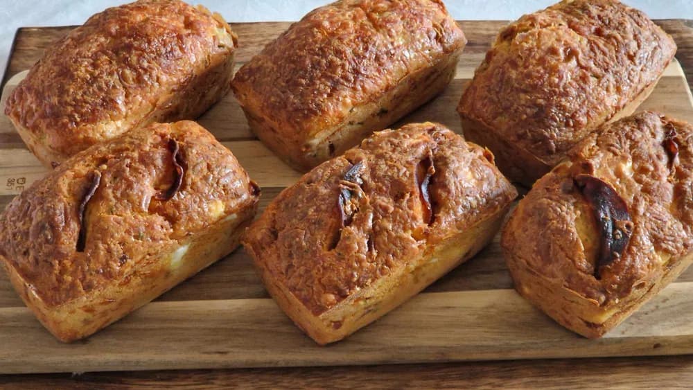 Image principale Cakes Jambon-Olives Chorizo-Feta