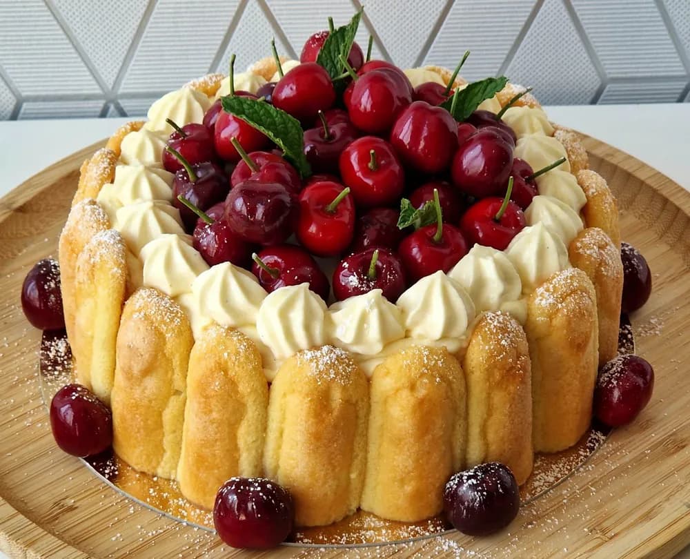Image principale Charlotte Tiramisu aux Cerises