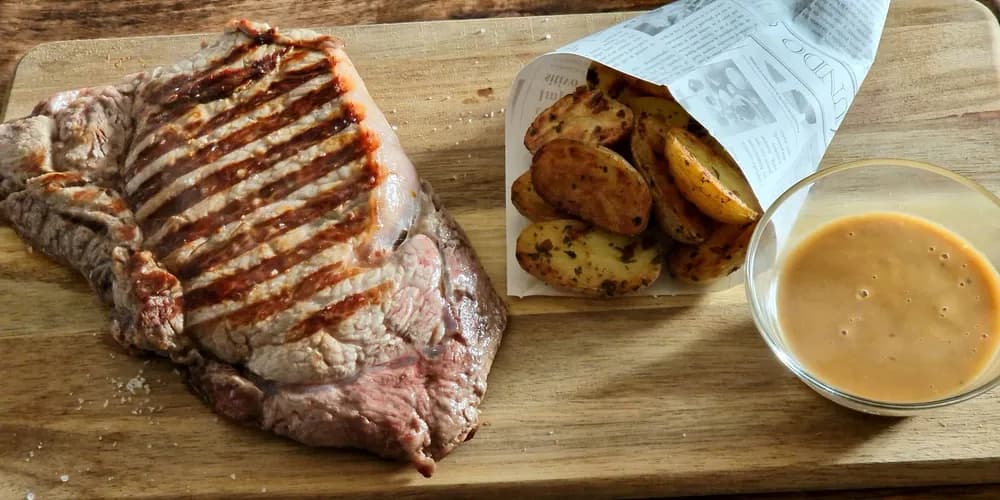 Image principale Côte de Bœuf d’Hiver et ses Pommes Grenailles