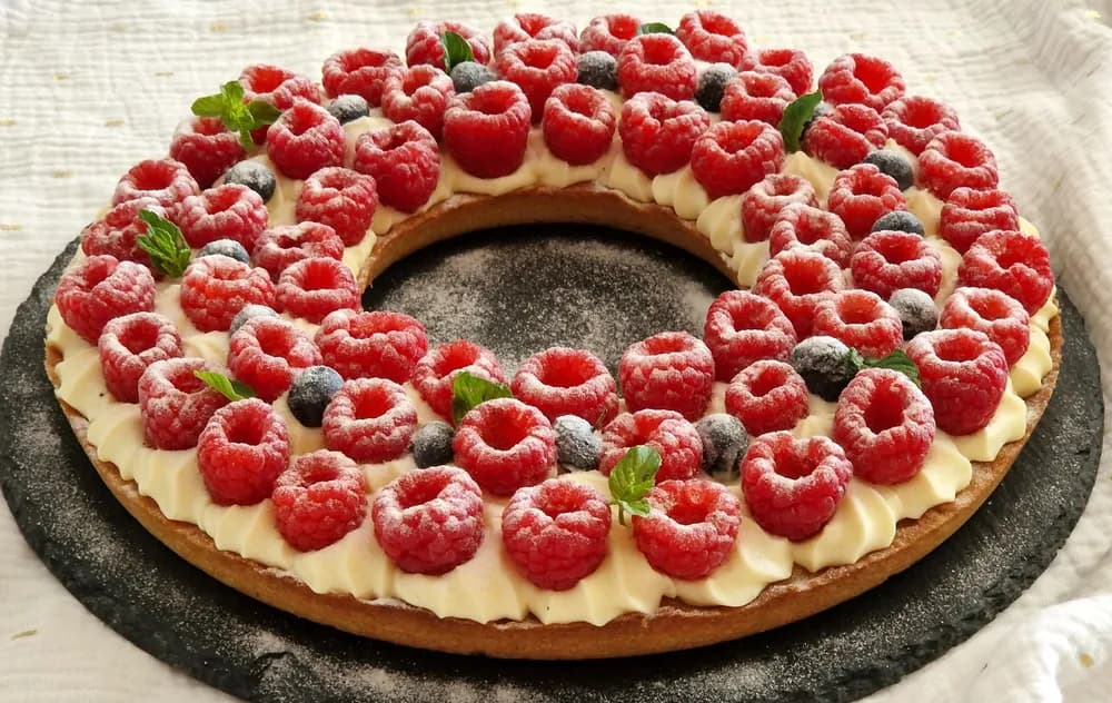 Image Couronne à la Framboise et Crème Danette 24