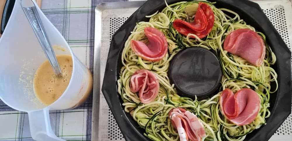 Image Couronne de Tagliatelles aux Courgettes 15