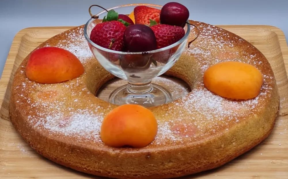 Image Couronne Moelleuse aux Abricots