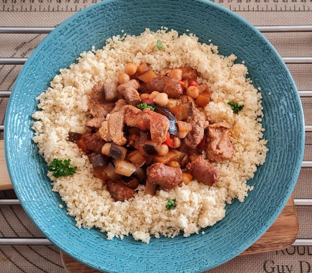 Image principale Couscous Rapide Merguez Agneau Légumes