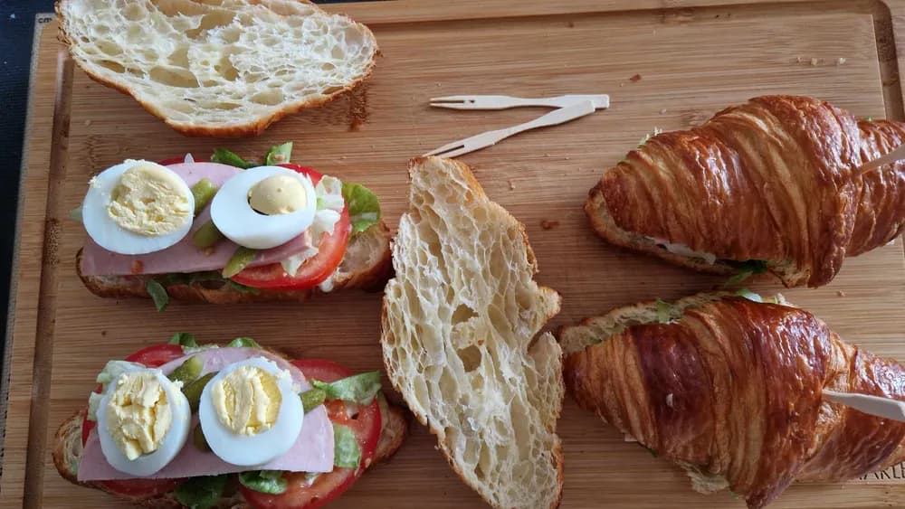 Image Croissant Jambon Crudités 10