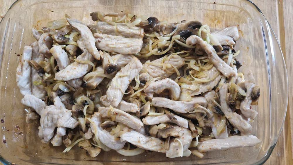 Image Emincés de Porc Champignon Tomate 24