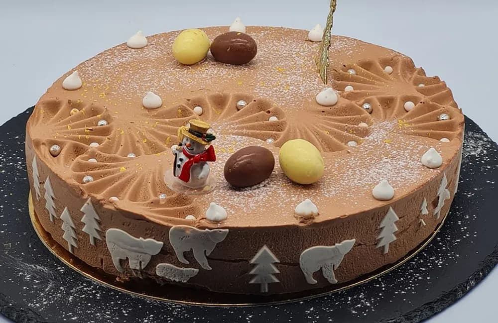 Image principale Entremet Chocolat Noir Framboises