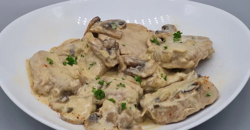 Image Filet Mignon à la Crème et aux Champignons
