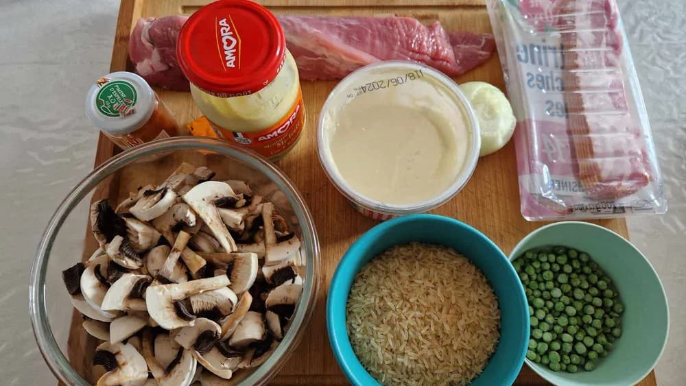 Image Filet Mignon Lardé et son Riz aux Champignons 3