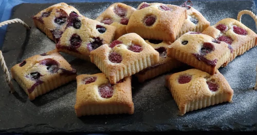 Image principale Financiers Framboises Myrtilles