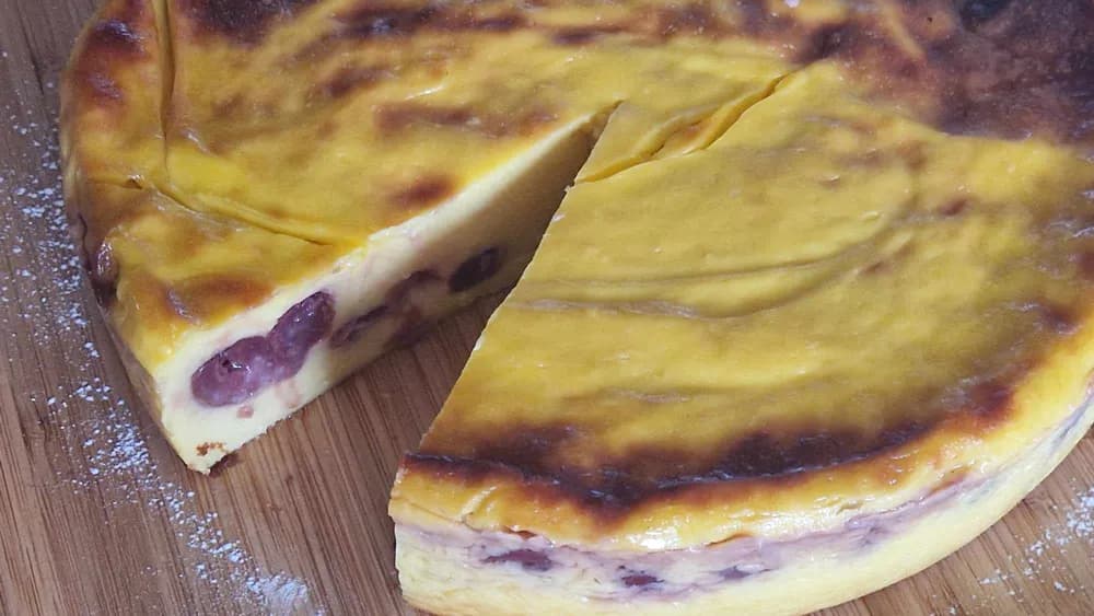 Image Flan Sans Pâte à la Cerise 24