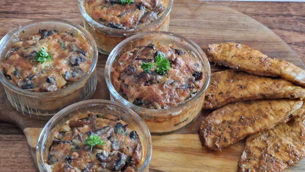 Image principale Flans Champignons et Fromage