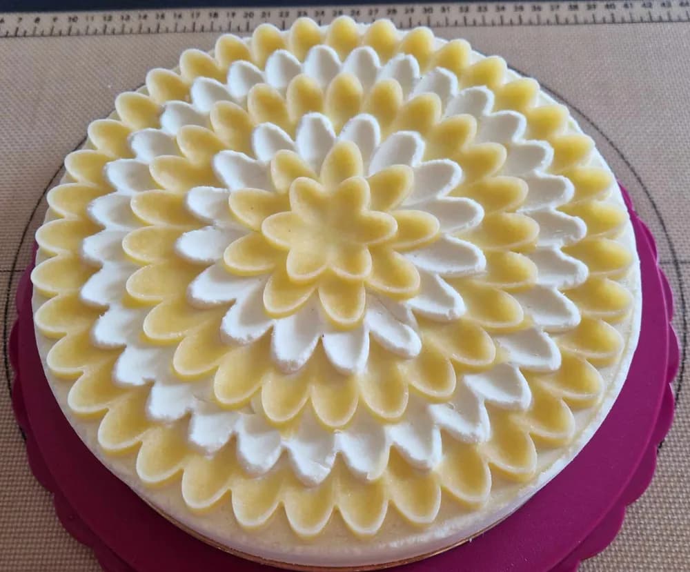 Image Fleur Ananas Chocolat Blanc 70