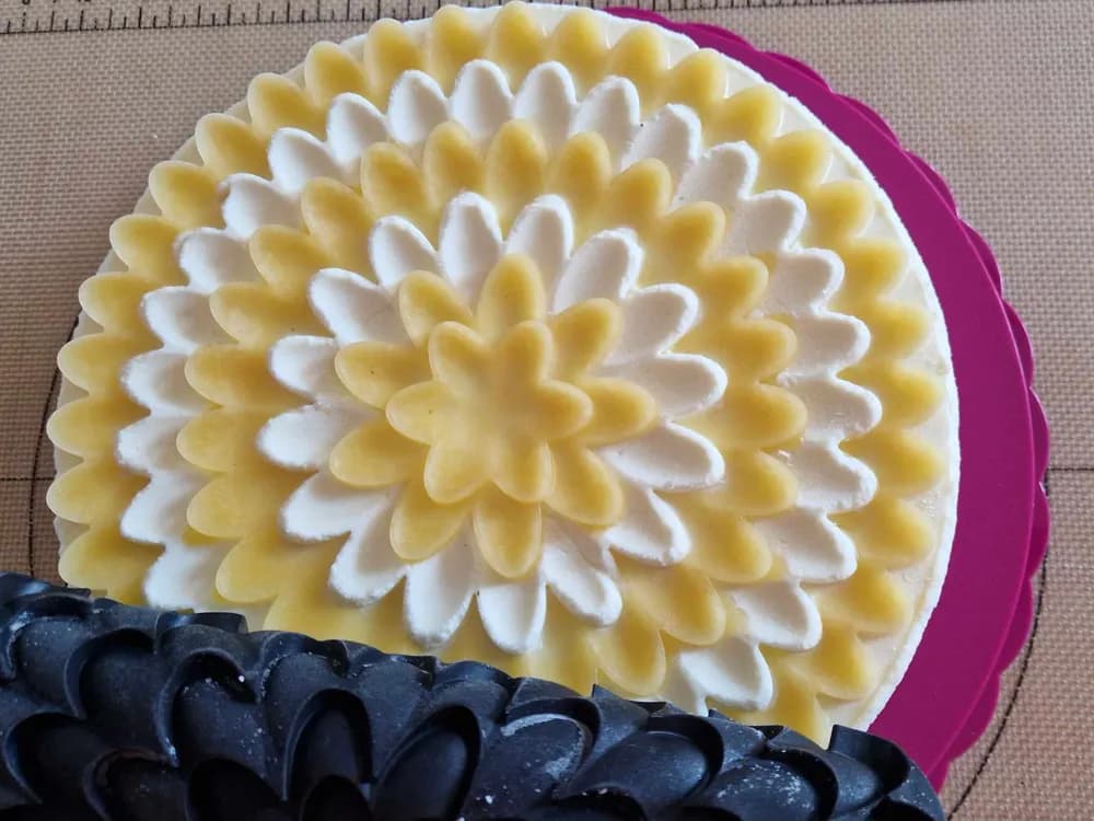 Image Fleur Ananas Chocolat Blanc 68