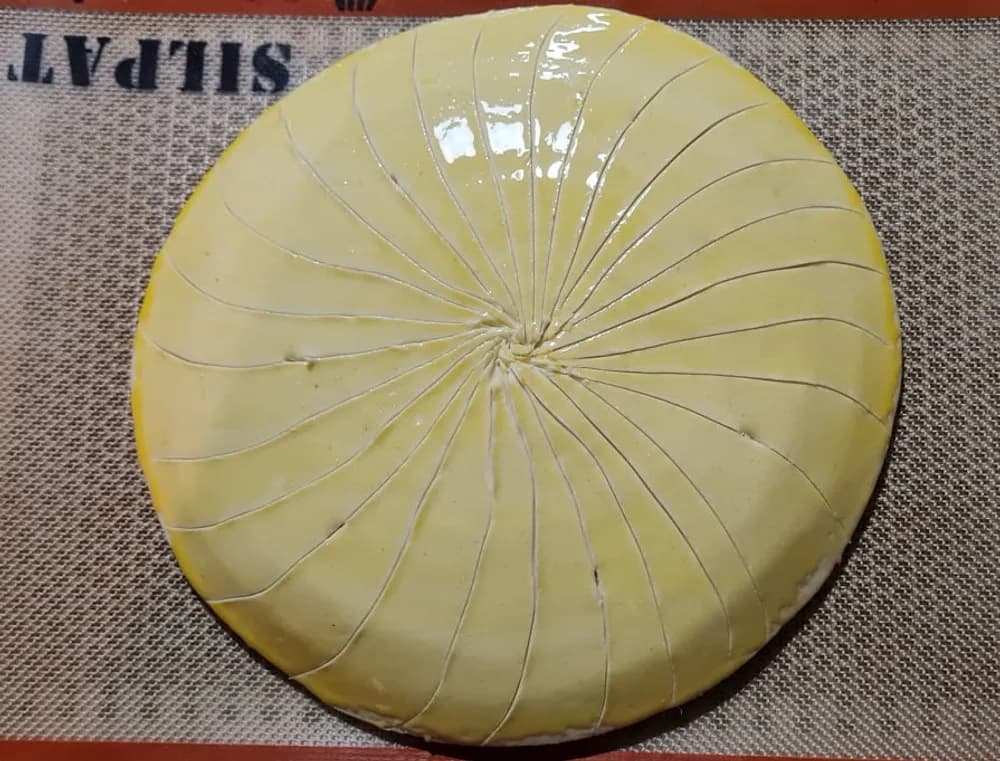Image Galette Crème Amandes Pommes Caramélisées 60