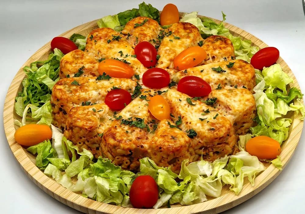 Image principale Gâteau Coquillettes Jambon Courgette