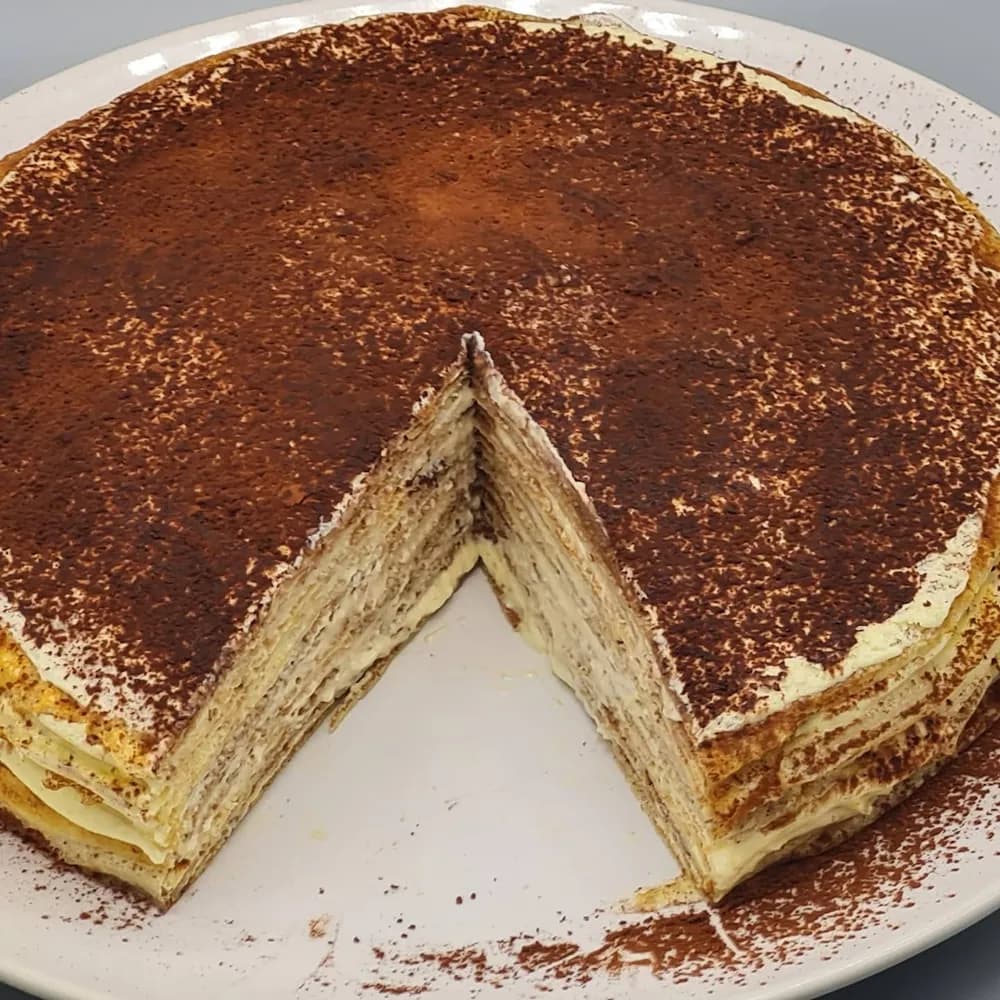 Image principale Gâteau de Crêpes Tiramisu