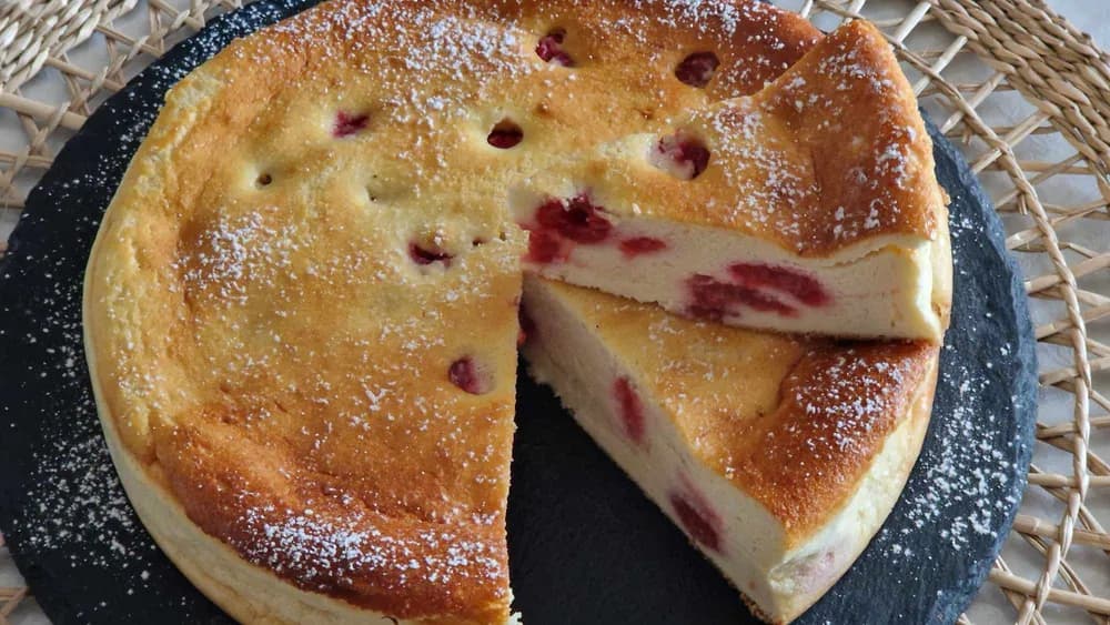 Image Gâteau Fromage Blanc Framboise 17