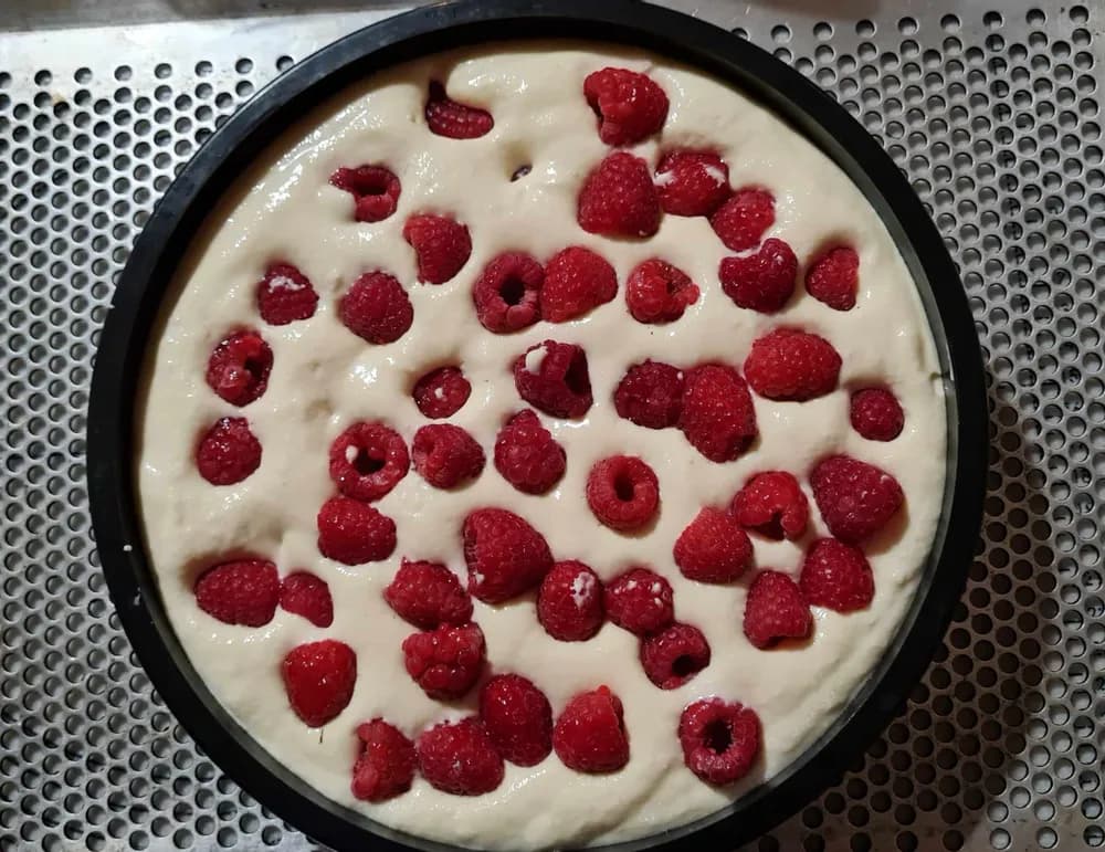 Image Gâteau Fromage Blanc Framboise 13.1
