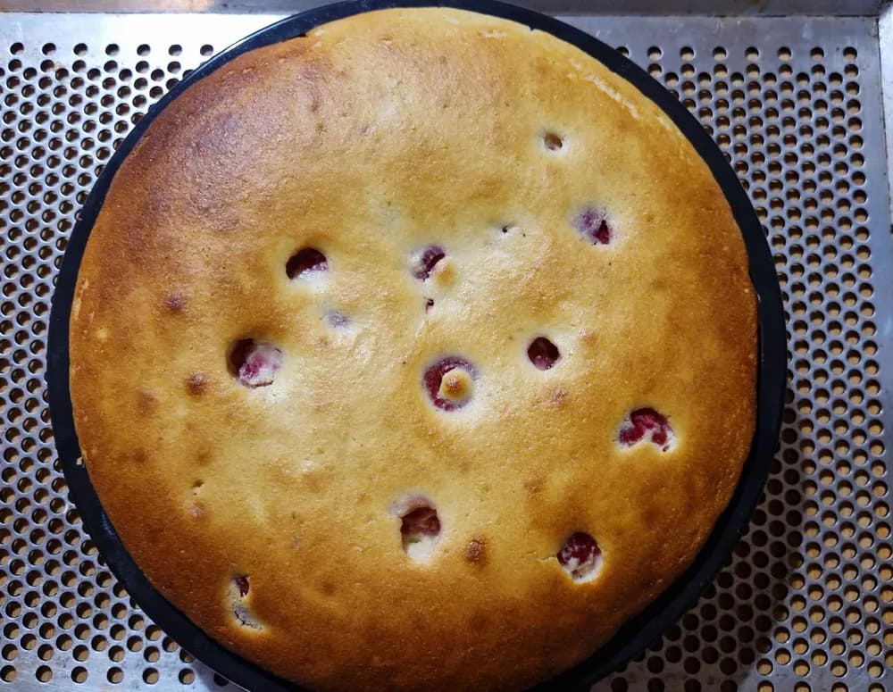 Image Gâteau Fromage Blanc Framboise 15