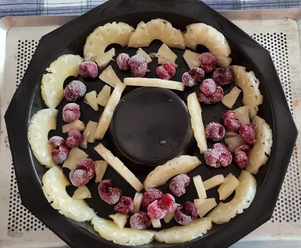 Image Gratin Ananas Cerises 9