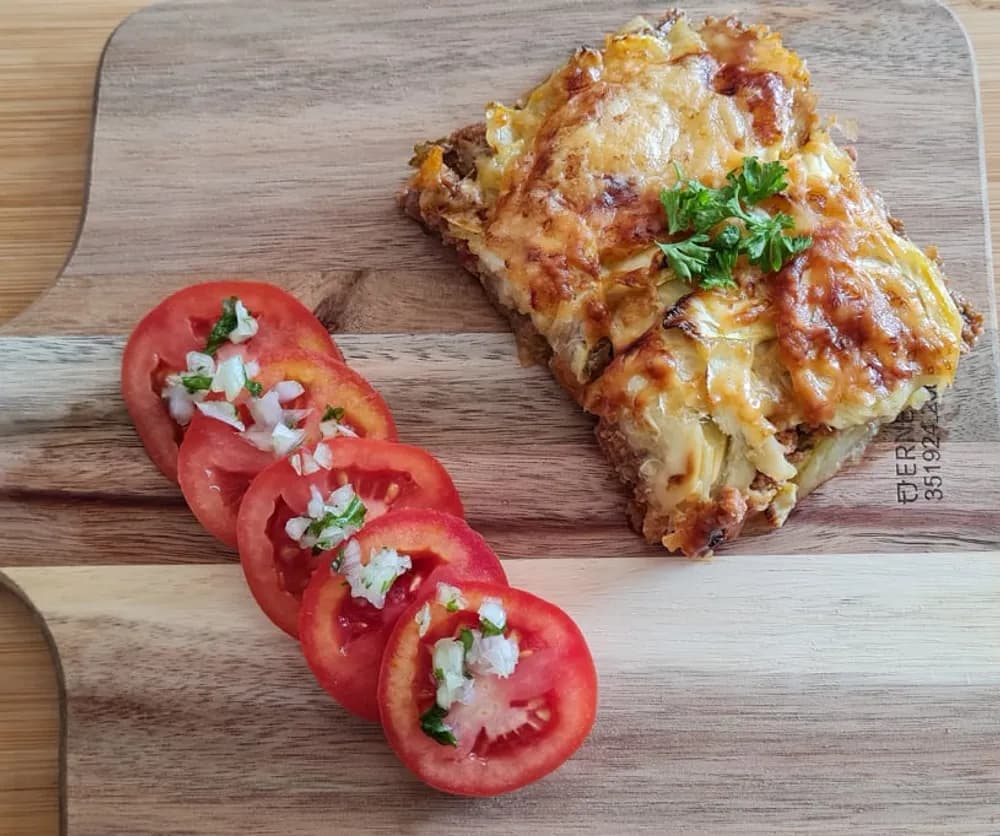 Image Gratin de Courgettes à la Viande