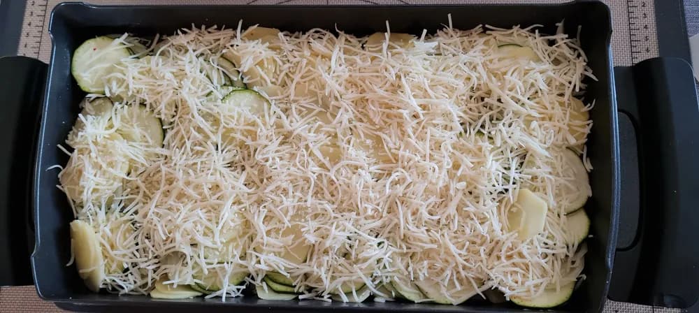 Image Gratin de Courgettes Pommes de Terre Mozzarella 11