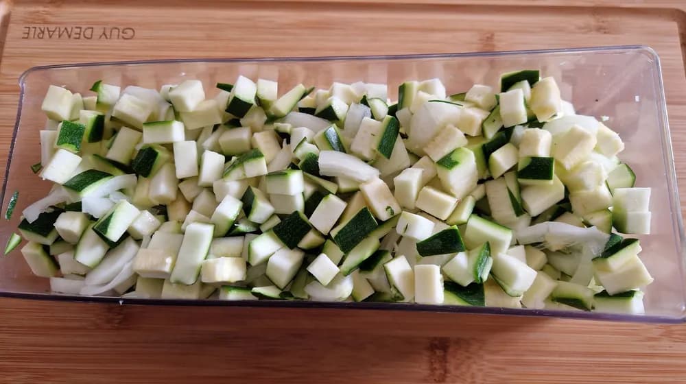 Image Gratin de Courgettes Riz Mozzarella 2