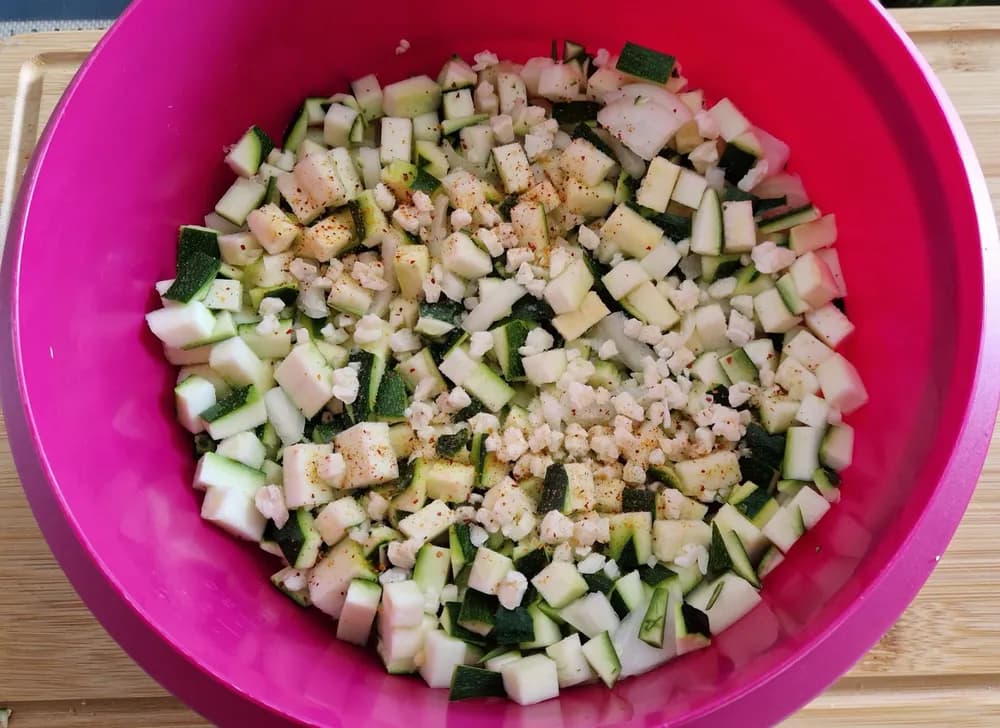 Image Gratin de Courgettes Riz Mozzarella 6