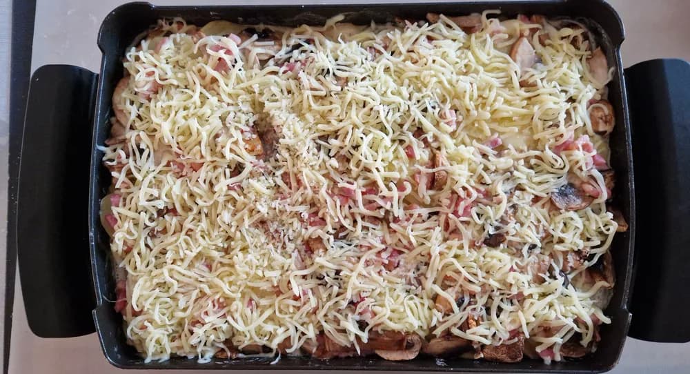 Image Gratin de Pommes de Terre Lardons Champignons 13