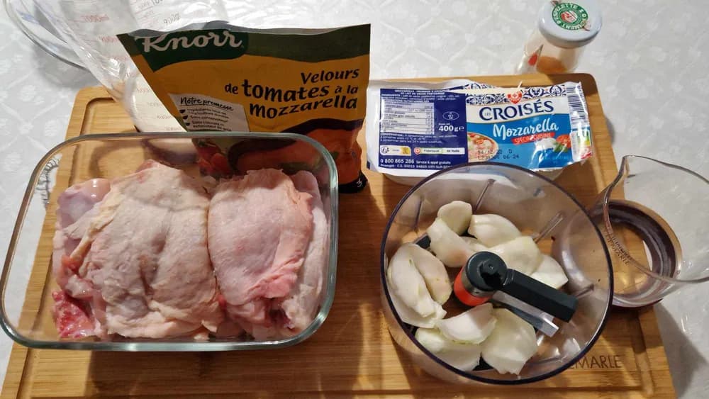 Image Gratin de Poulet Tomates Mozza 2