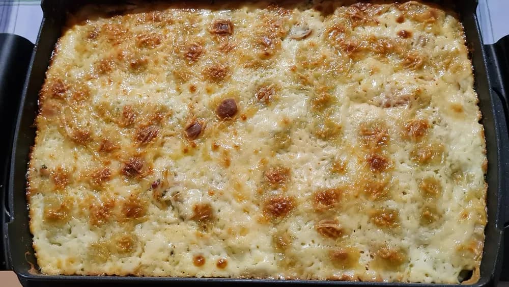 Image principale Gratin de Ravioles Lardons Champignons