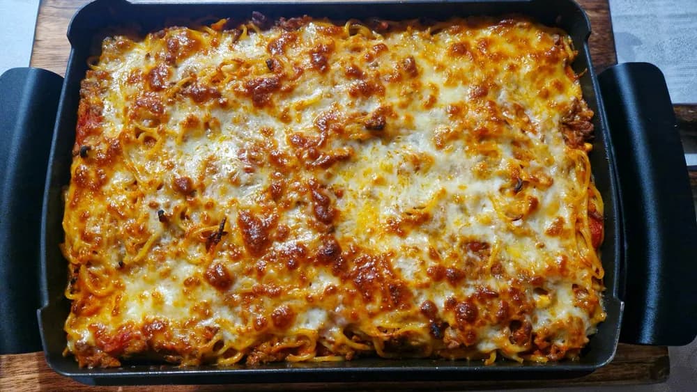 Image principale Gratin de Spaghettis à la Bolognaise