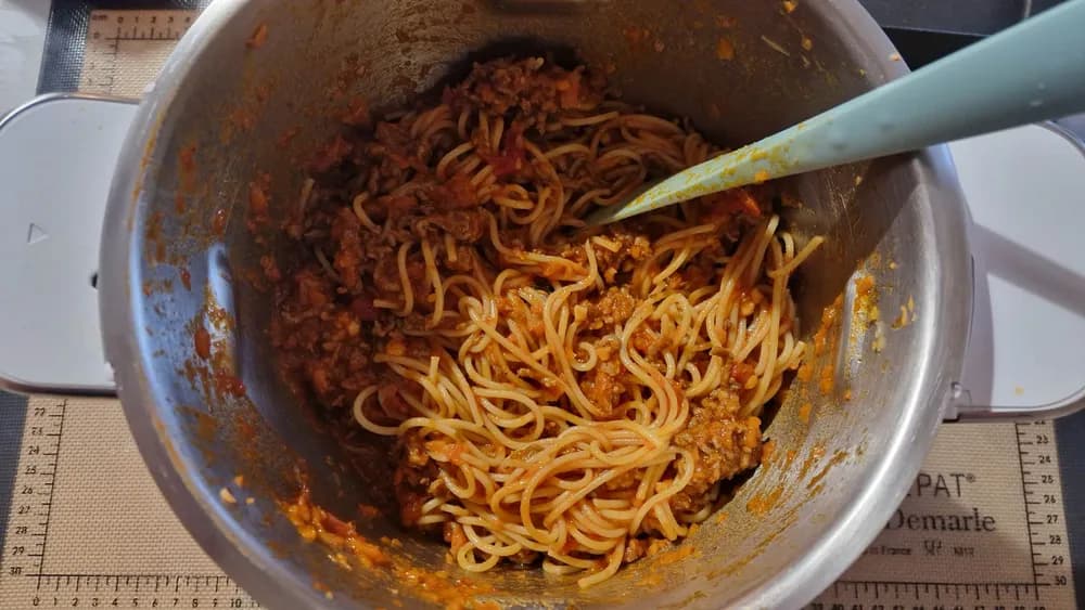 Image Gratin de Spaghettis à la Bolognaise 16