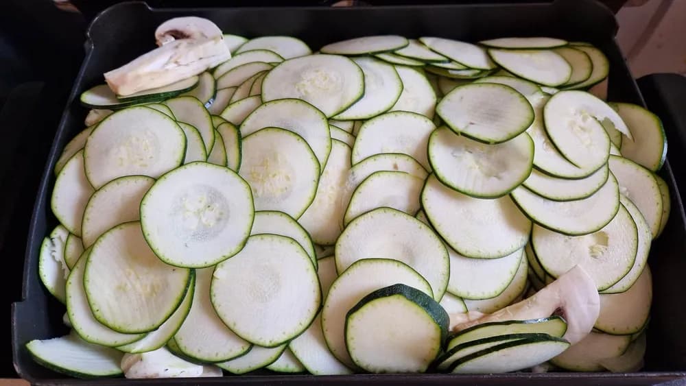 Image Gratin Filet de Merlan Champignons Courgettes 9