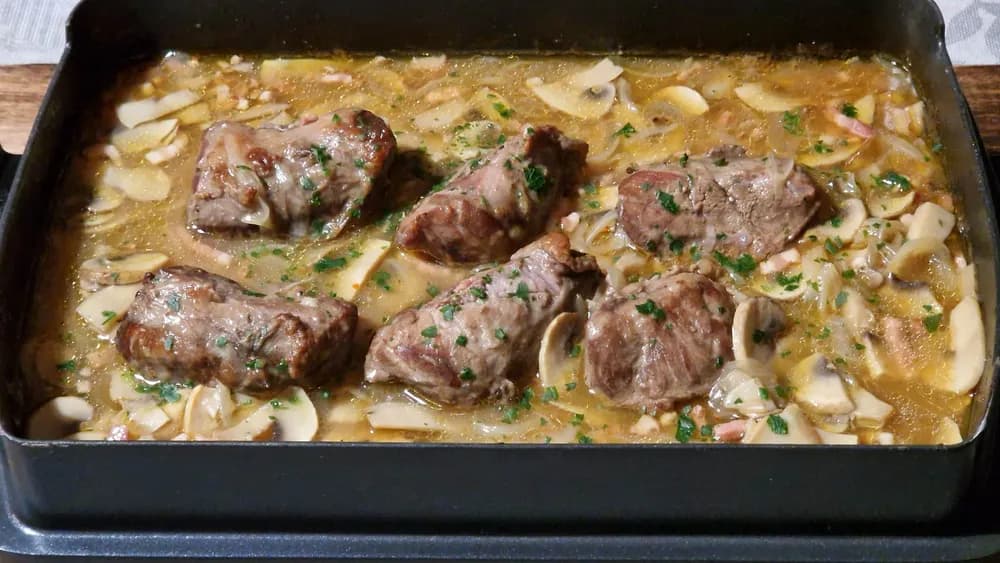 Image principale Joues de Porc Lardons Champignons
